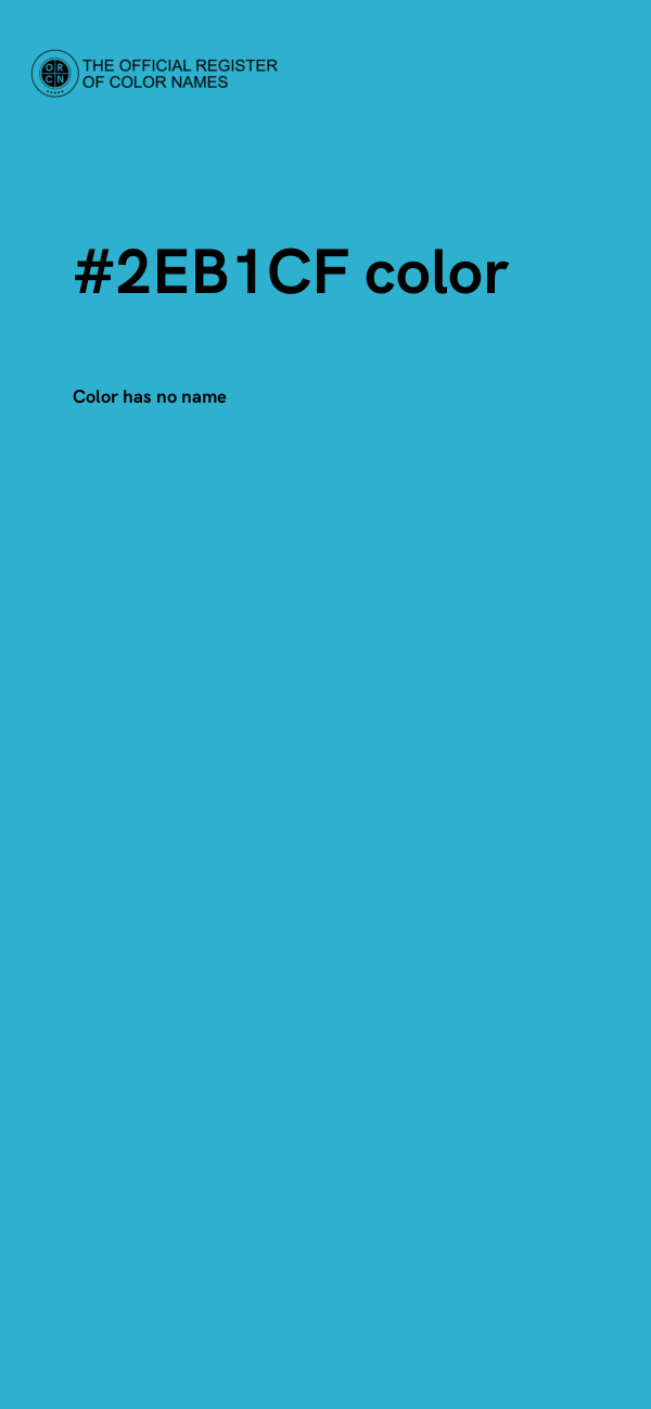 #2EB1CF color image