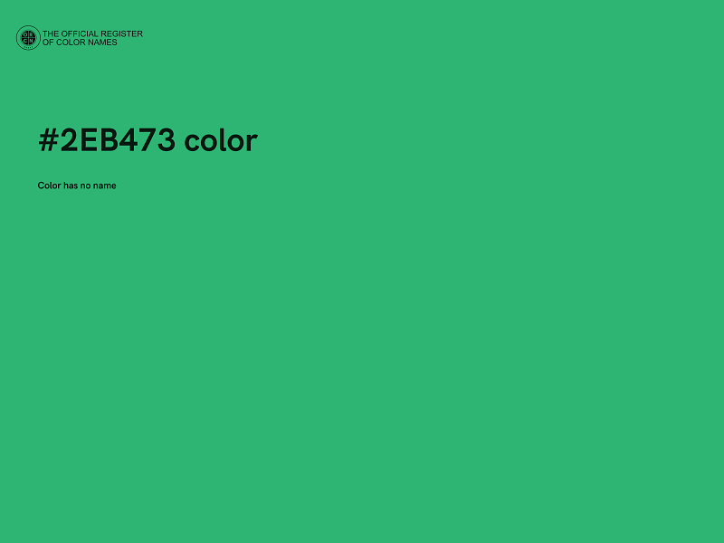 #2EB473 color image