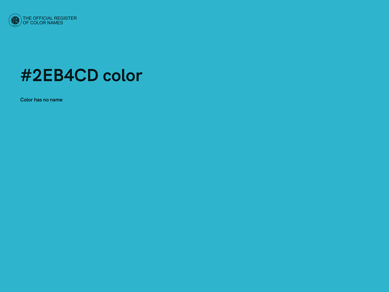 #2EB4CD color image