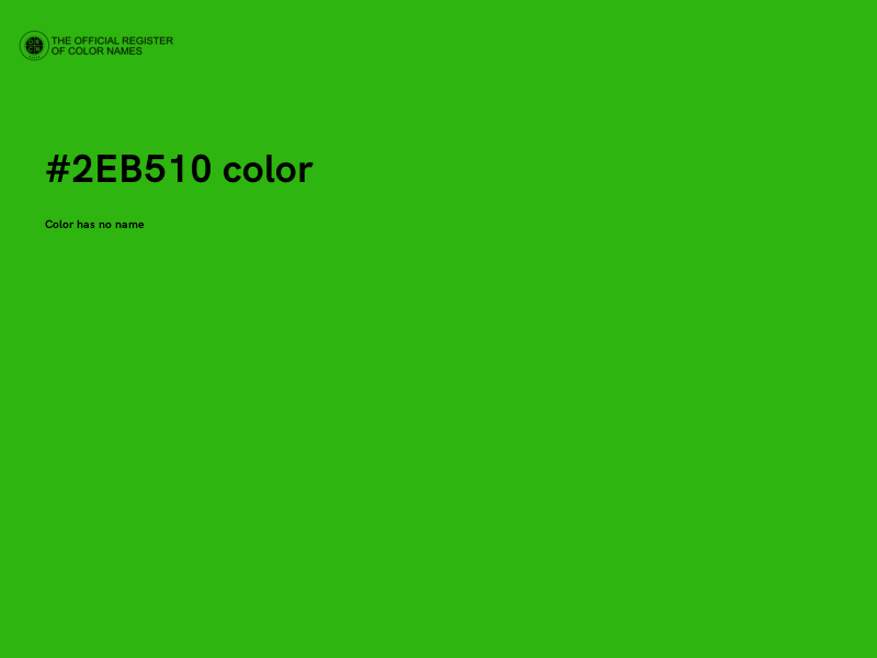 #2EB510 color image