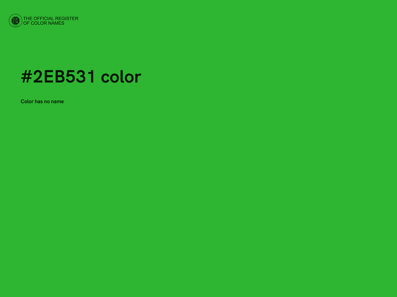 #2EB531 color image