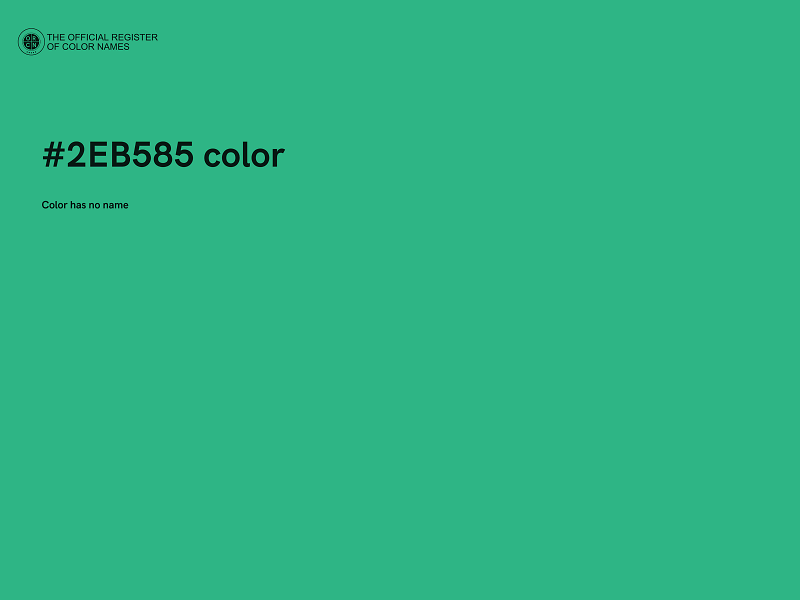 #2EB585 color image