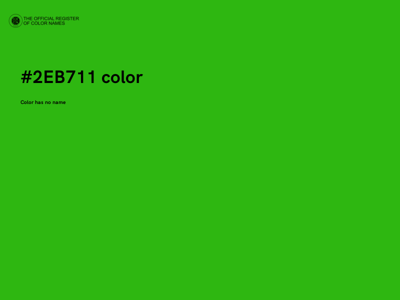 #2EB711 color image