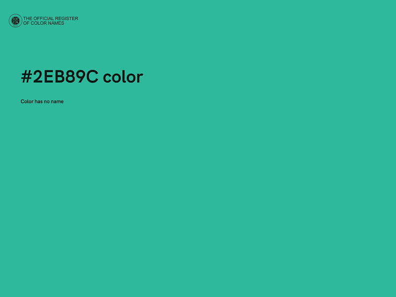 #2EB89C color image