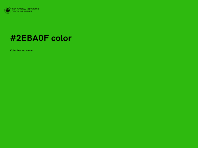 #2EBA0F color image