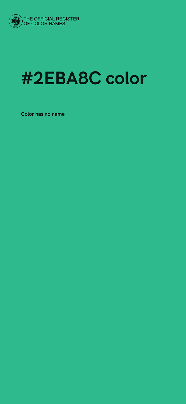#2EBA8C color image