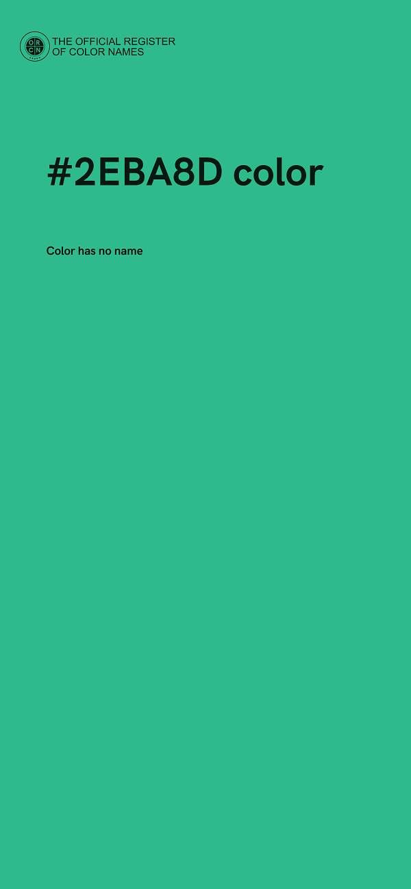 #2EBA8D color image