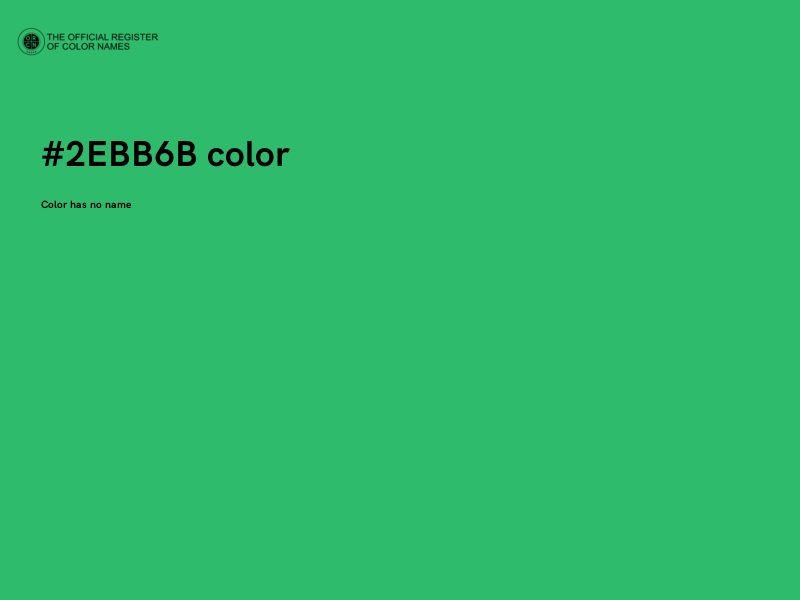 #2EBB6B color image