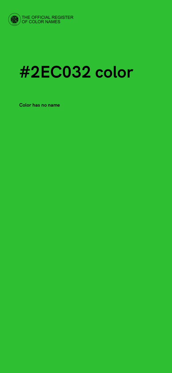 #2EC032 color image
