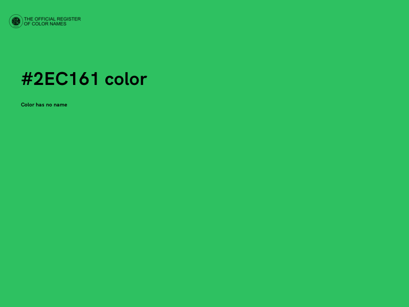 #2EC161 color image