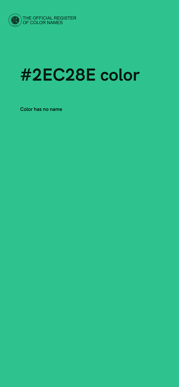 #2EC28E color image