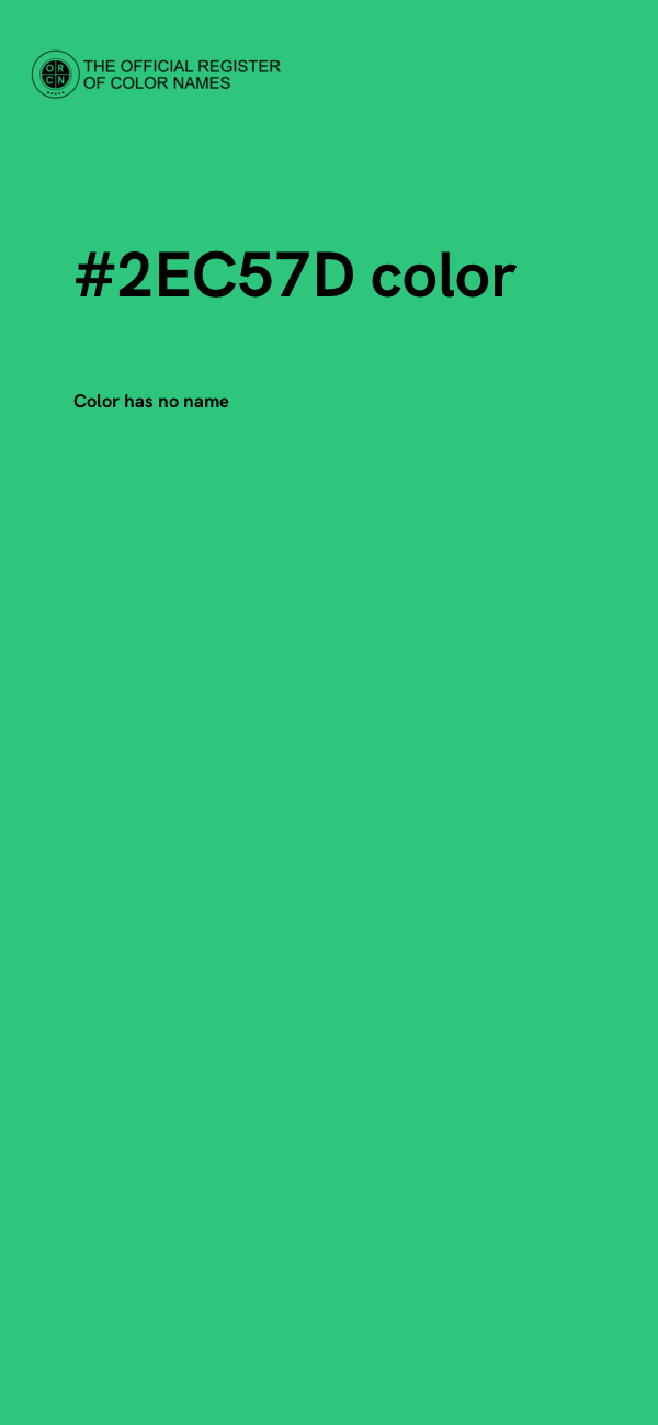 #2EC57D color image