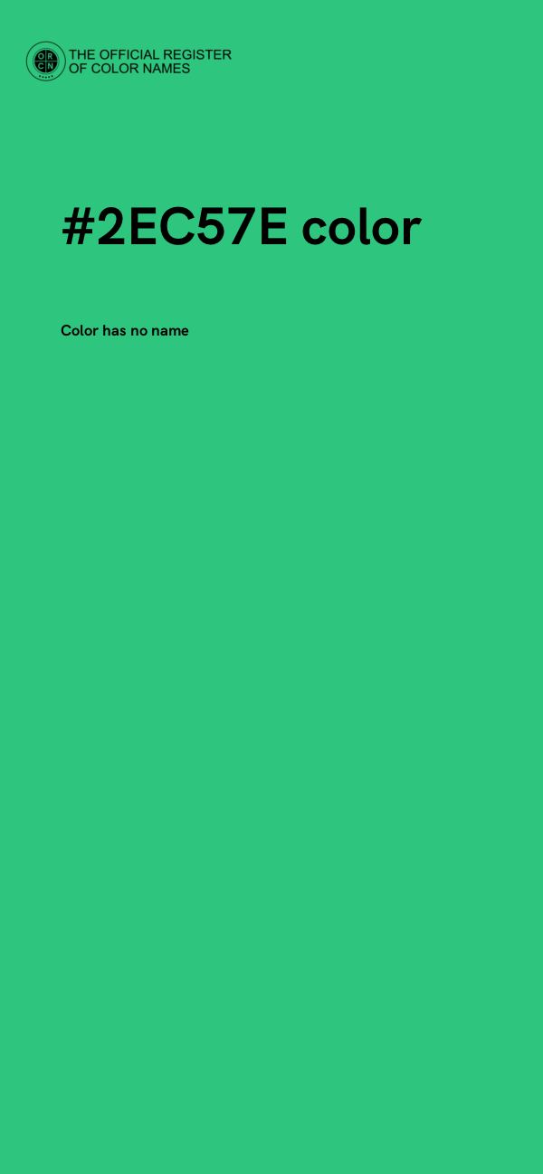 #2EC57E color image