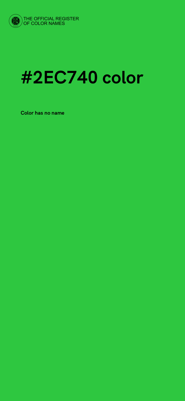 #2EC740 color image