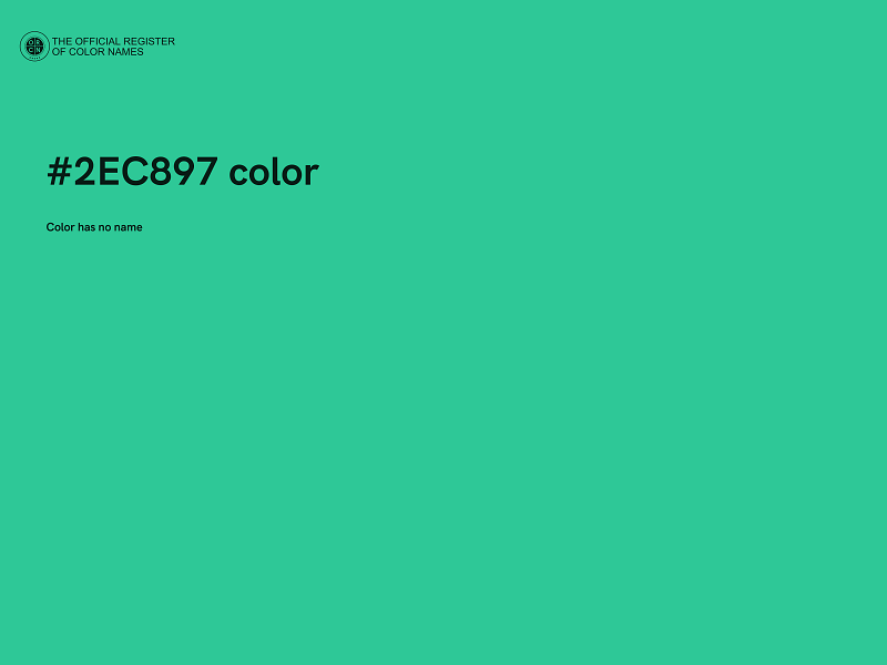 #2EC897 color image