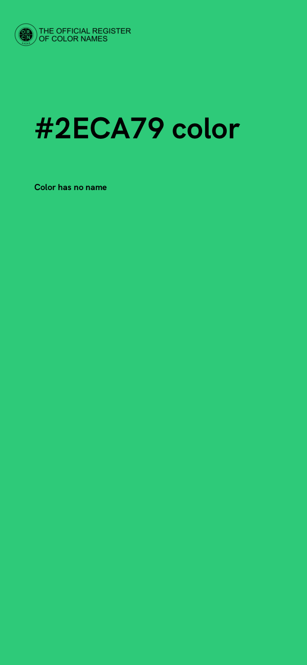 #2ECA79 color image