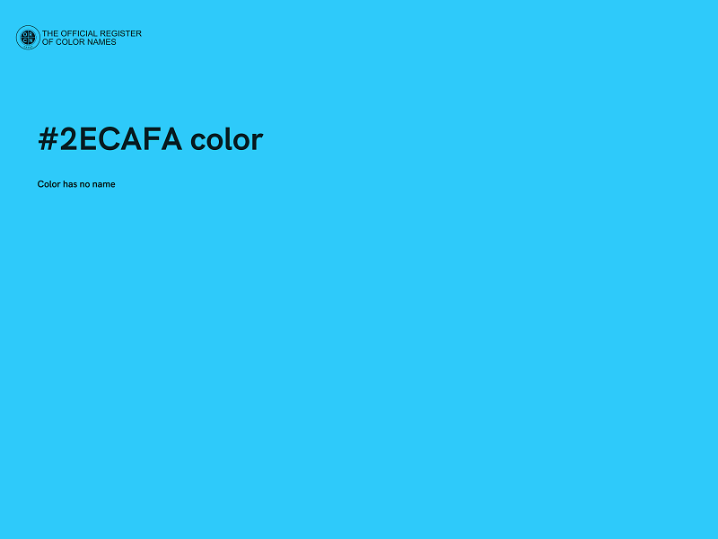 #2ECAFA color image