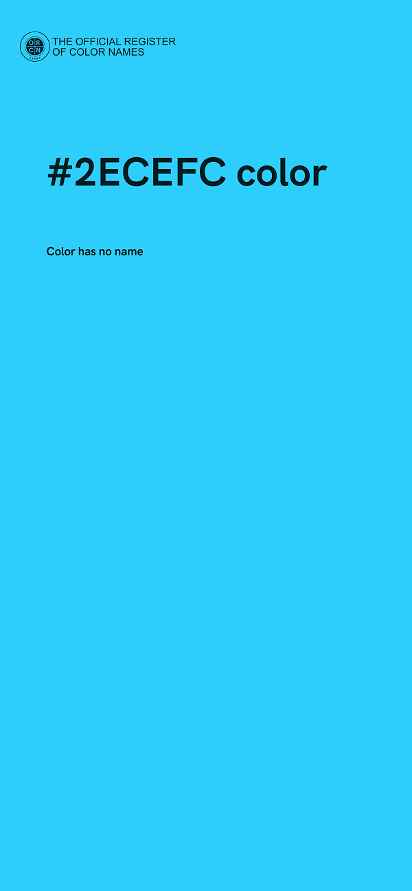 #2ECEFC color image