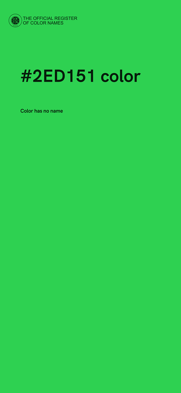 #2ED151 color image