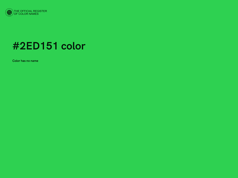 #2ED151 color image