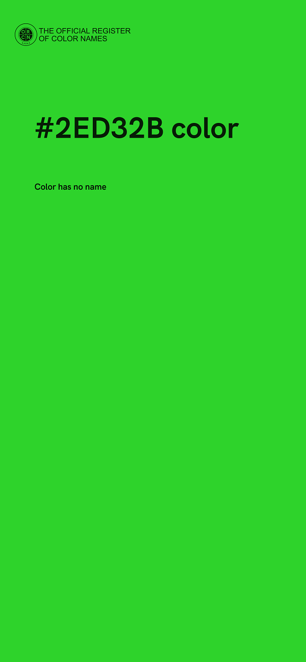 #2ED32B color image