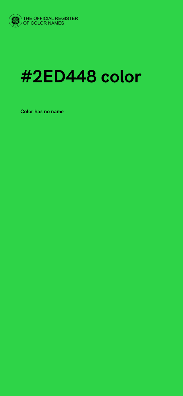 #2ED448 color image