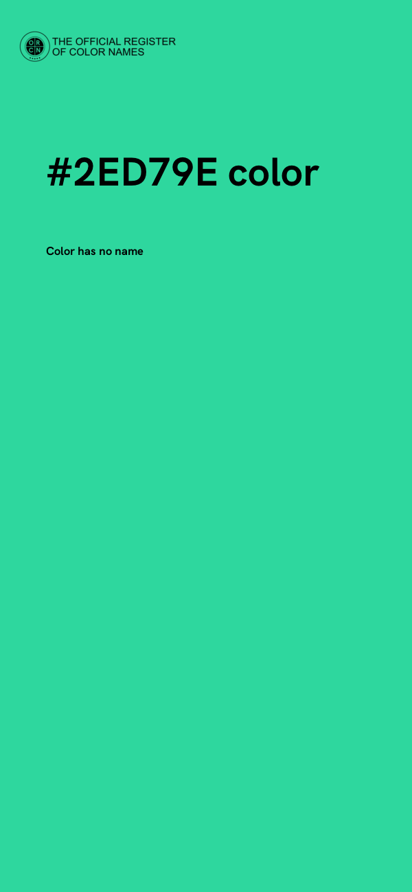 #2ED79E color image