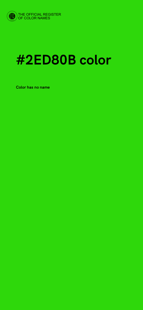 #2ED80B color image