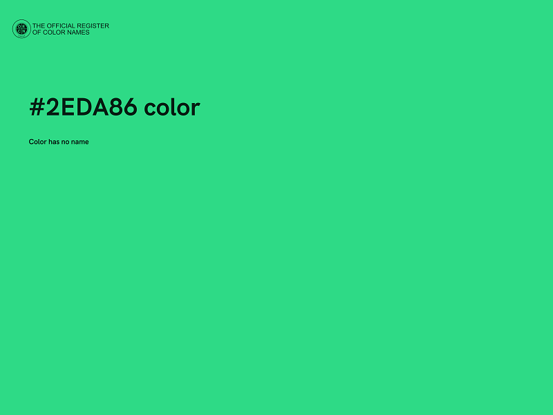 #2EDA86 color image