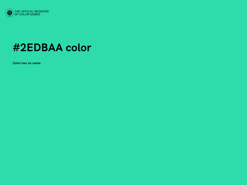 #2EDBAA color image