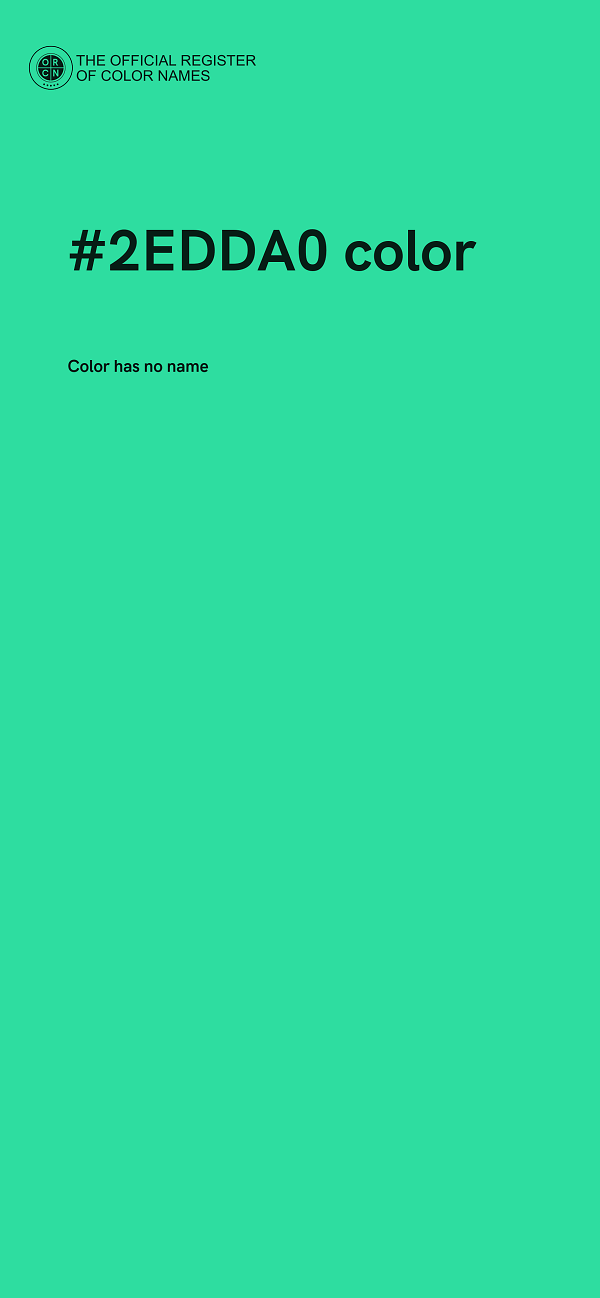 #2EDDA0 color image