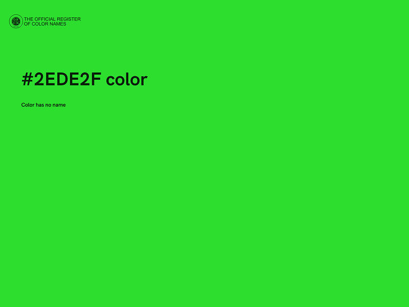 #2EDE2F color image