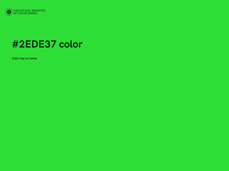 #2EDE37 color image