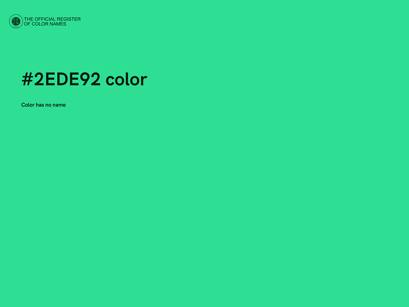 #2EDE92 color image