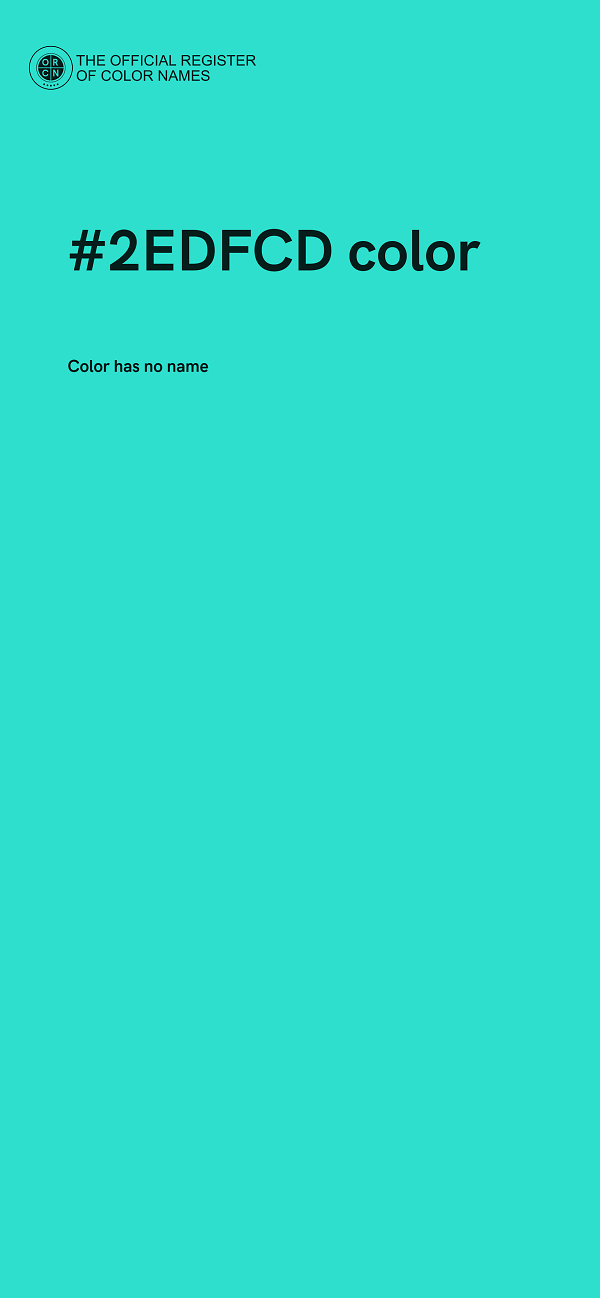 #2EDFCD color image