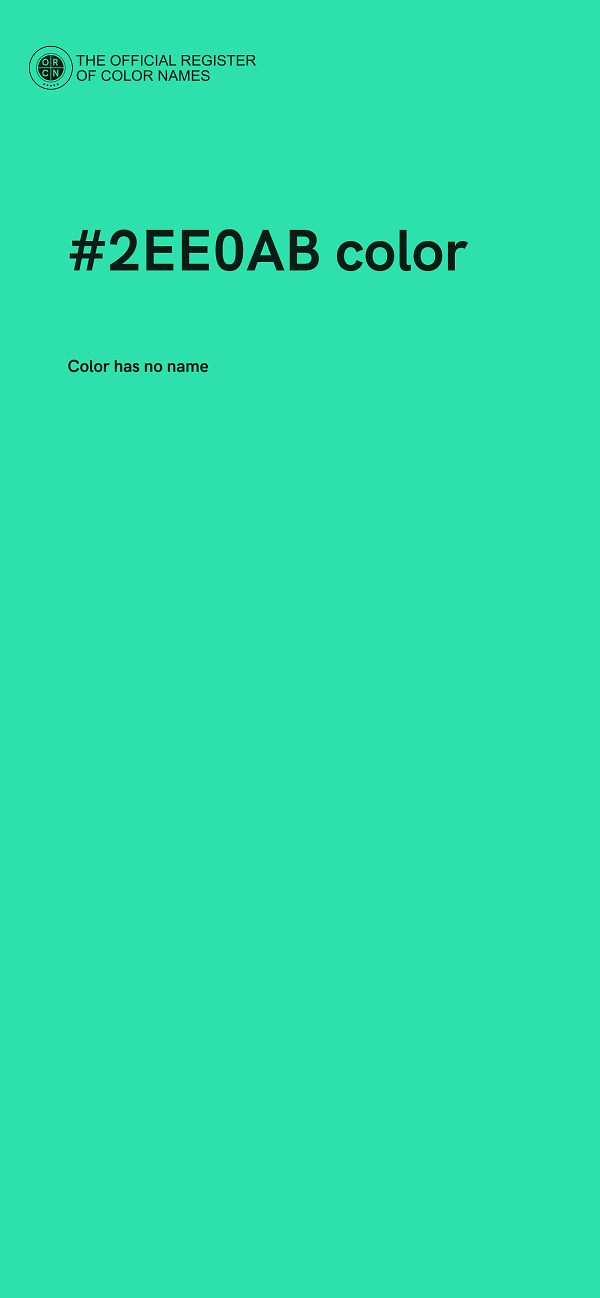 #2EE0AB color image