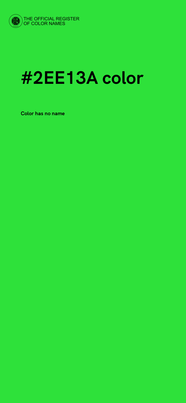 #2EE13A color image