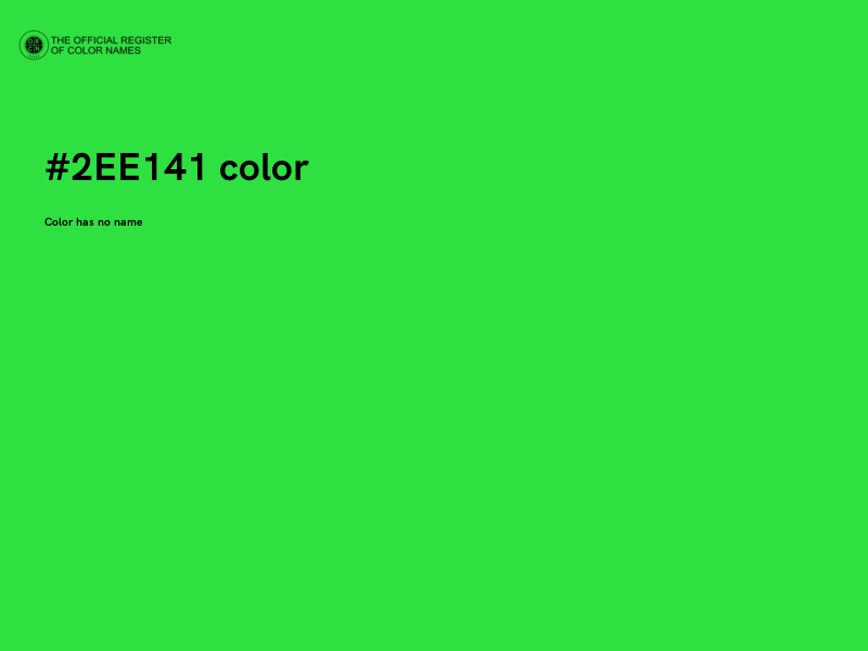 #2EE141 color image