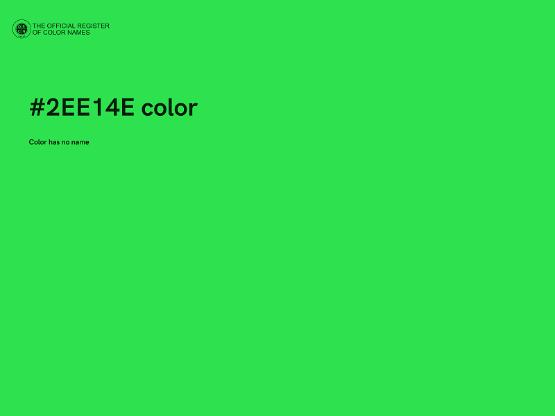 #2EE14E color image