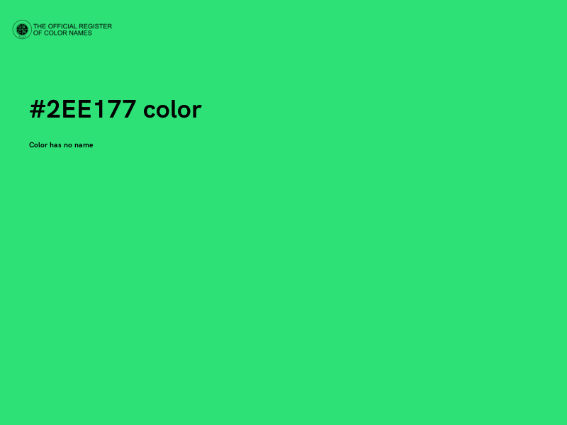 #2EE177 color image