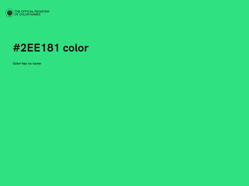 #2EE181 color image