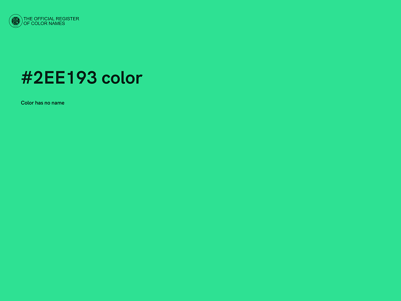 #2EE193 color image