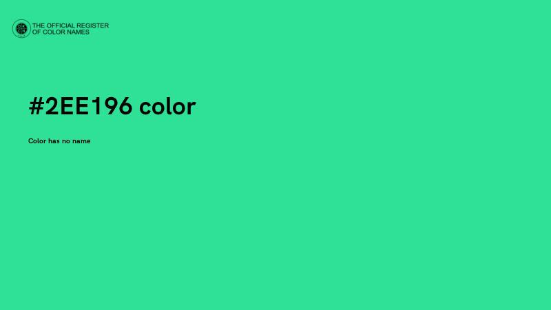 #2EE196 color image