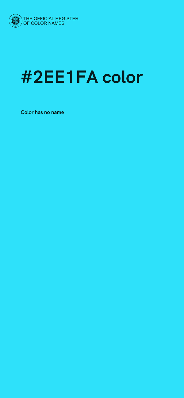 #2EE1FA color image