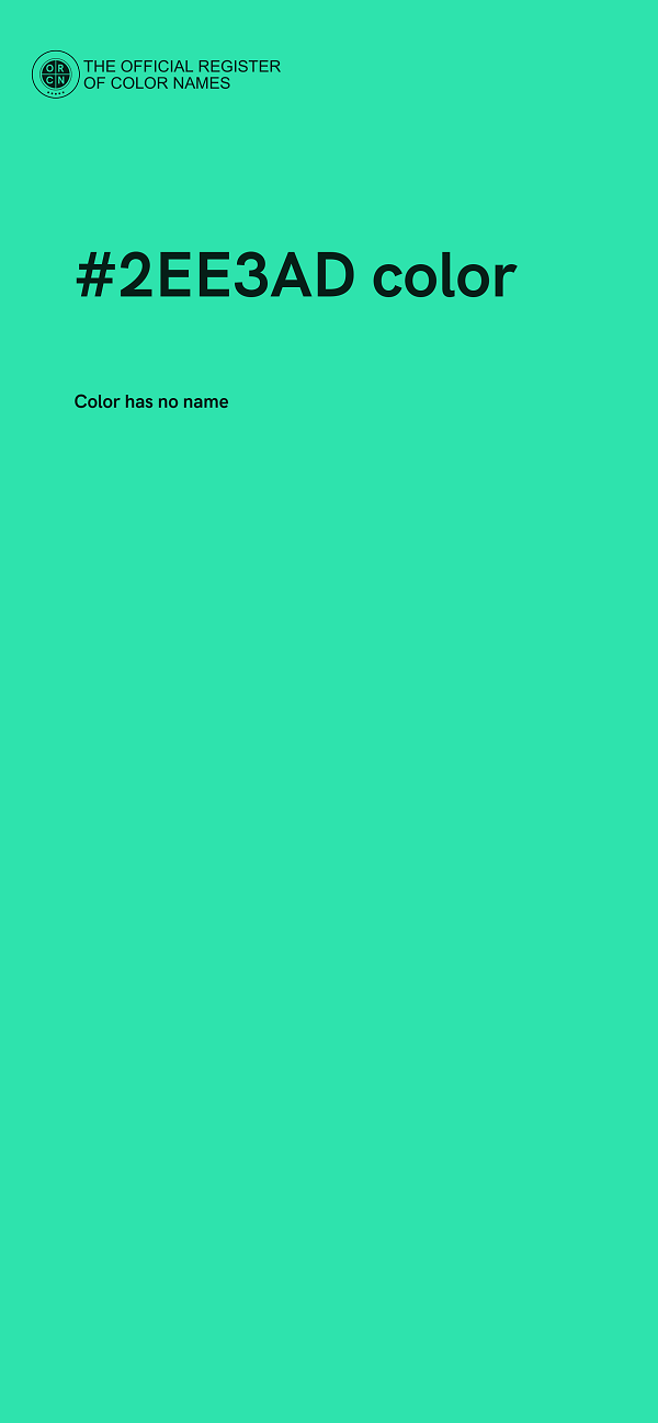 #2EE3AD color image