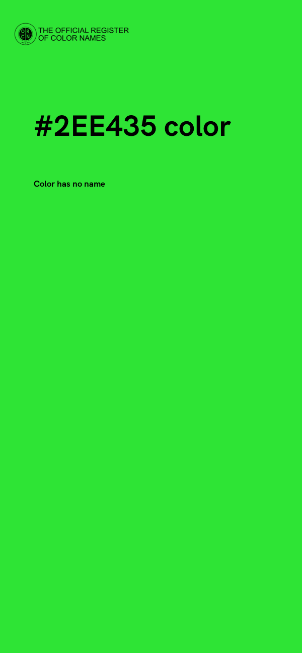 #2EE435 color image