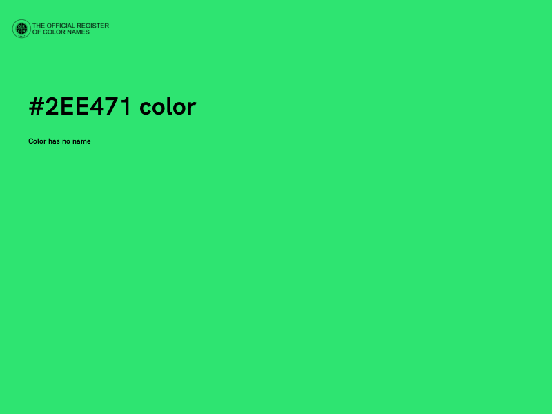 #2EE471 color image