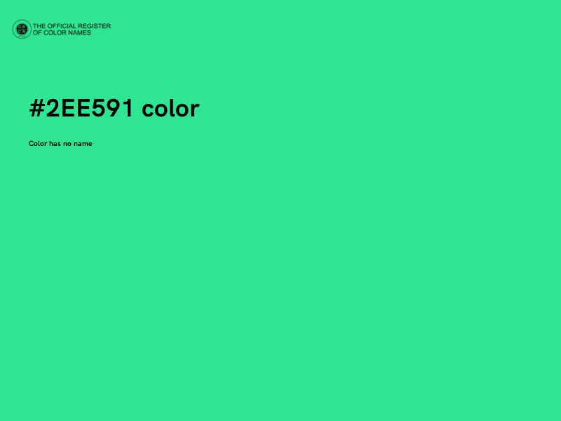 #2EE591 color image