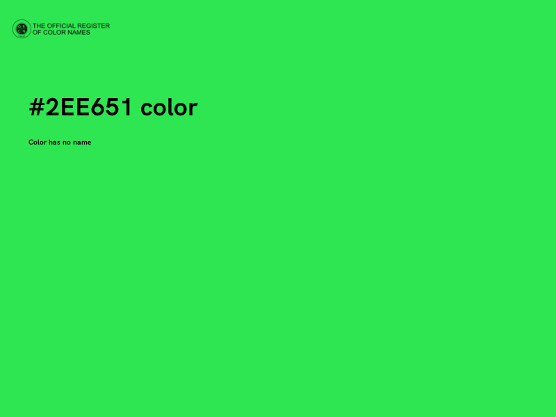 #2EE651 color image