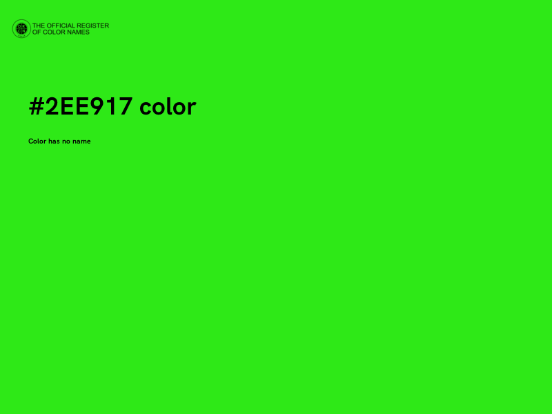 #2EE917 color image